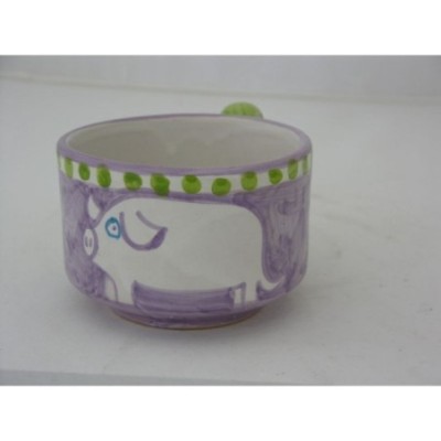 Tazza the' maialino fondo lilla