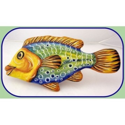Pesce murale fantasia verde