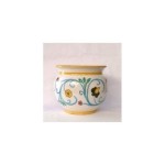 Cachepot con riccioli e fiori
