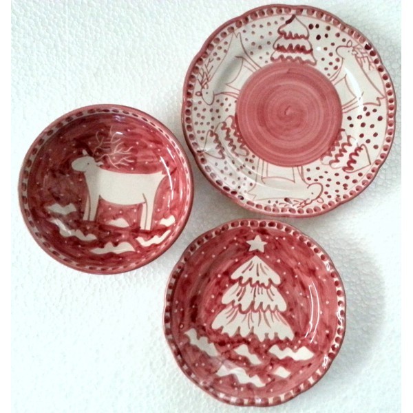 Posto tavola natalizio(3 pz)