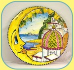 Piatto cm.37 Positano e Luna