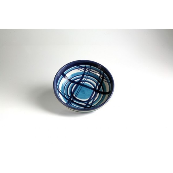 Coppa cm.23 fantasia blu e turchese